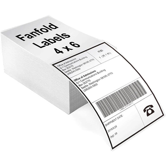 Juvenixs 4"x6" Thermal Labels - 500 Labels for Shipping, Compatible with Rollo, iDRPT, Polono, Munbyn, Zebra Thermal Printers